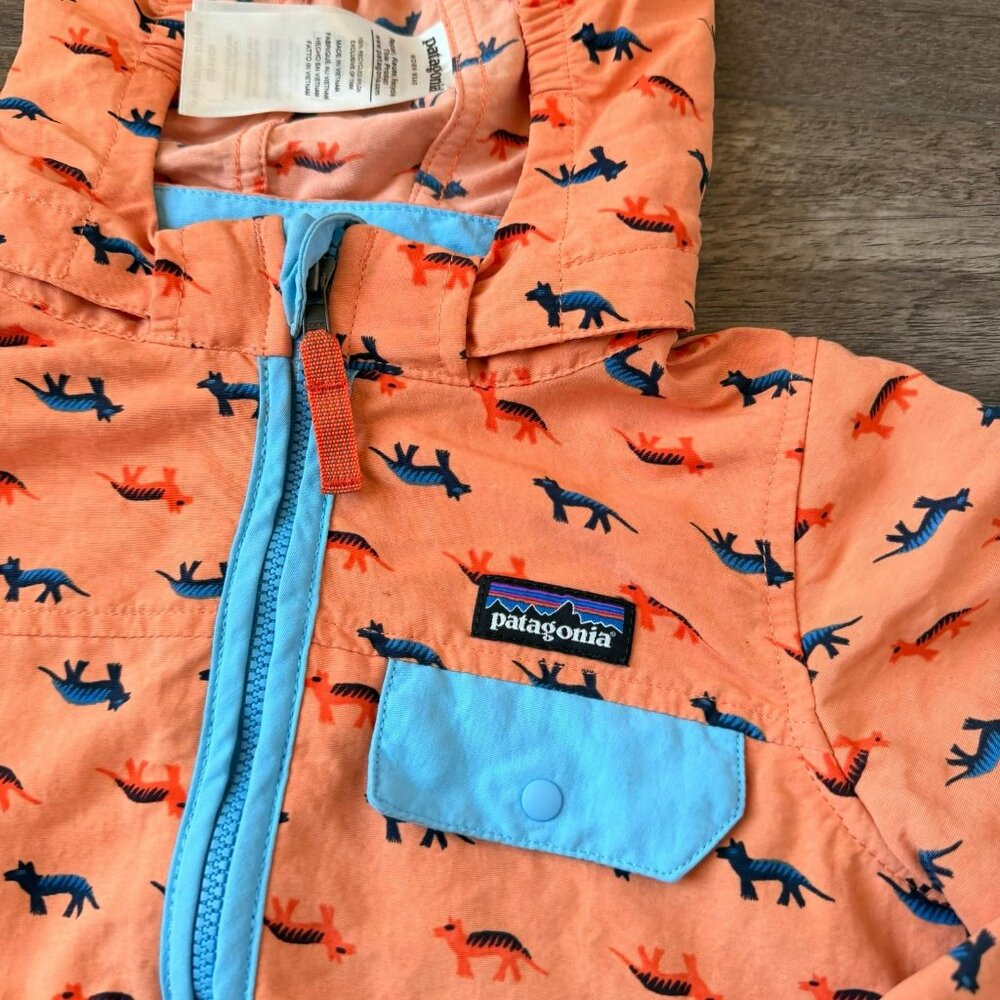 3T Patagonia Baby Baggies Jacket Toddler Tamar Tiger print - Picture 2 of 4